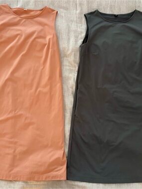uniqlo crepe jersey sleeveless dress CREPE JERSEY SLEEVELESS DRESS(WOMEN'S) OUTFIT IDEAS